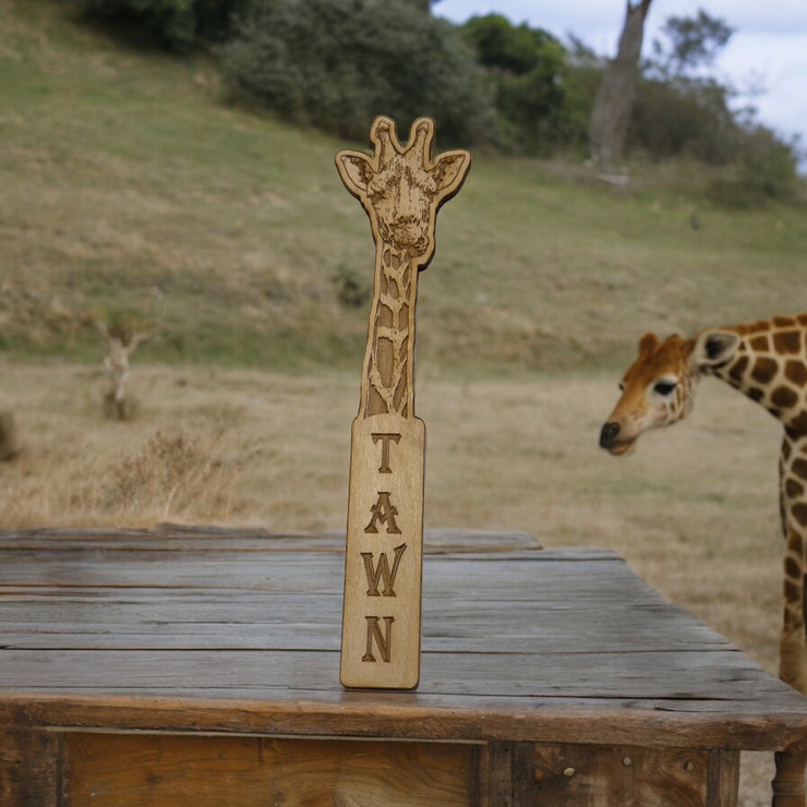 Bookmark - PERSONALIZED - Giraffe