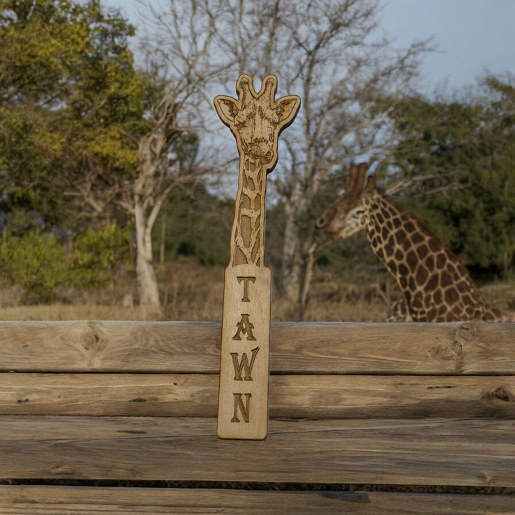 Bookmark - PERSONALIZED - Giraffe