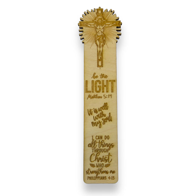 Bookmark - It is all well with my soul - Birch wood Jesus Religious Bookmark - It is all well with my soul - Birch wood Jesus Religious
