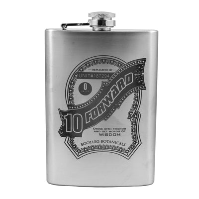 8oz 10 Forward Stainless Steel Flask