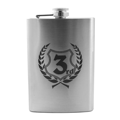 8oz 3rd Stainless Steel Flask