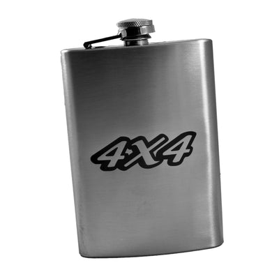 8oz 4x4 Stainless Steel Flask