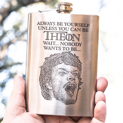 8oz Always Be Yourself - Theon Stainless Steel Flask