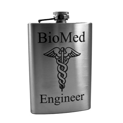 8oz BioMed Engineer Stainless Steel Flask-