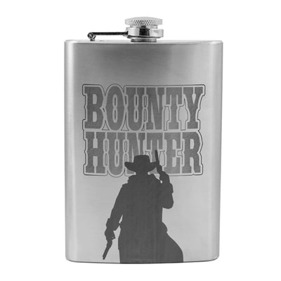 8oz Bounty Hunter Stainless Steel Flask