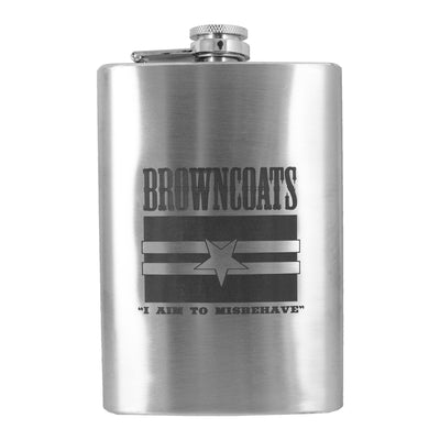 8oz Browncoats Stainless Steel Flask