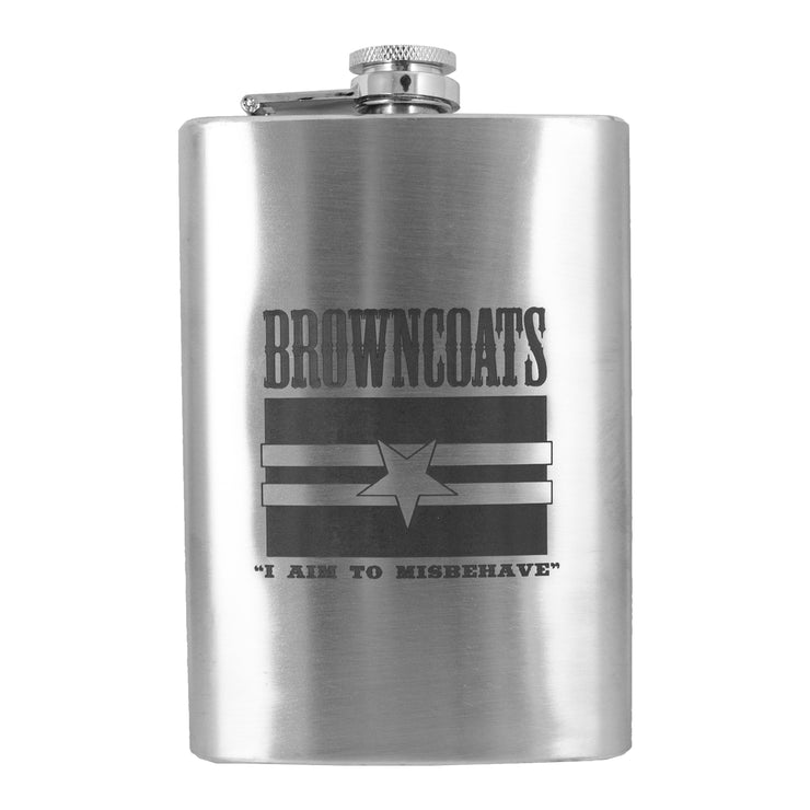 8oz Browncoats Stainless Steel Flask