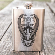 8oz God of Mischief Stainless Steel Flask