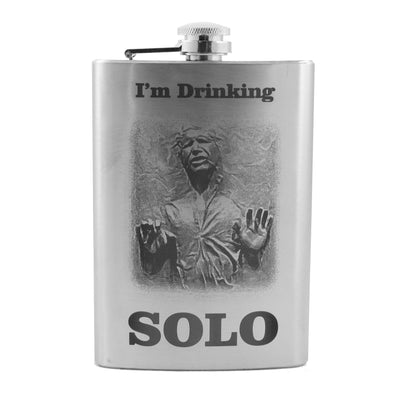 8oz I'm Drinking Solo Stainless Steel Flask