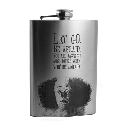 8oz Let Go Be Afraid Stainless Steel Flask