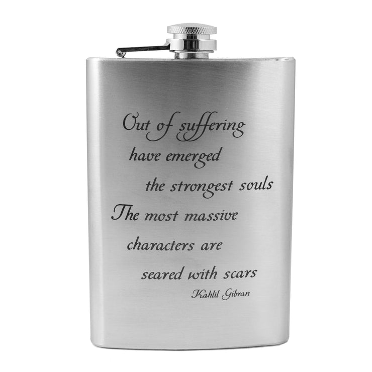 8oz Out of Suffering Stainless Steel Flask