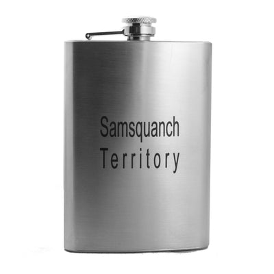8oz Samsquanch Territory Stainless Steel Flask