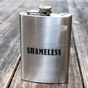 8oz Shameless Stainless Steel Flask