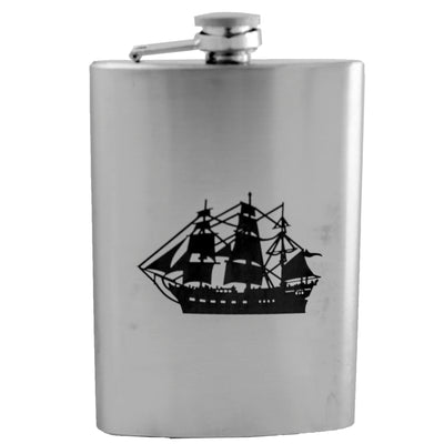 8oz Ship Stainless Steel Flask