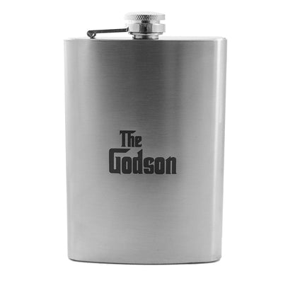 8oz The Godson Stainless Steel Flask