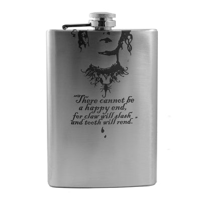 8oz There Cannot Be a Happy End Stainless Steel Flask