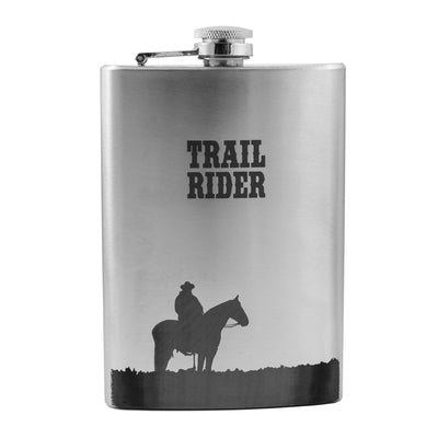 8oz Trail Rider Stainless Steel Flask