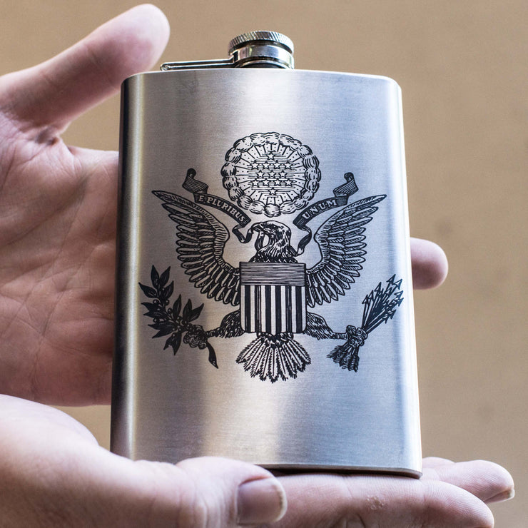 8oz USA Seal Stainless Steel Flask