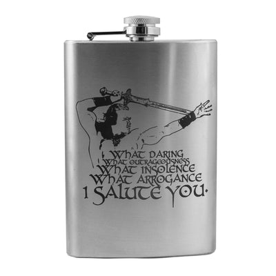 8oz What Daring Stainless Steel Flask
