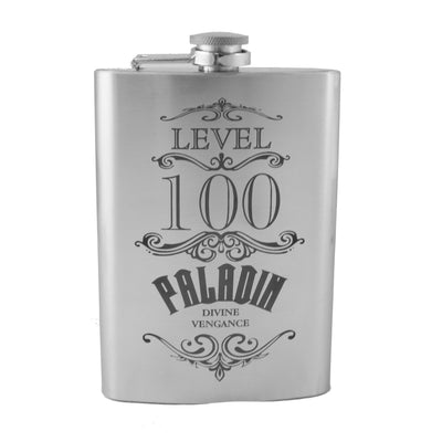 8oz wow level 100 paladin Stainless Steel Flask
