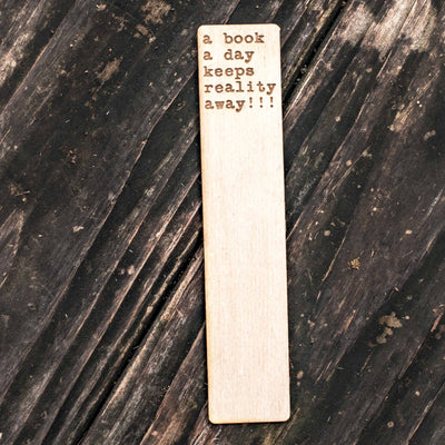 Bookmark - A Book a Day Keeps Reality Away