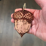 Acorn - Cedar Ornament