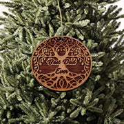 Best Dad Ever Celtic Tree of Life - Cedar Ornament