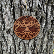 Best Dad Ever Celtic Tree of Life - Cedar Ornament