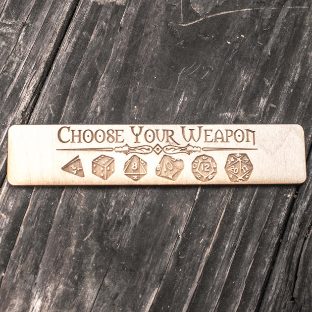 Bookmark - Choose your Weapon Bookmark - Choose your Weapon