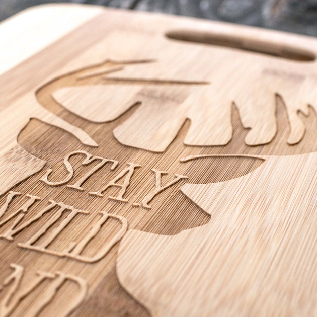 Stay Wild and Free Deer Cutting Board Stay Wild and Free Deer Cutting Board