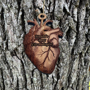 Worlds Best Cardiologist HEART - Cedar Ornament