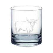 Rocks Glass - Highland Cow - Double Old Fashioned
