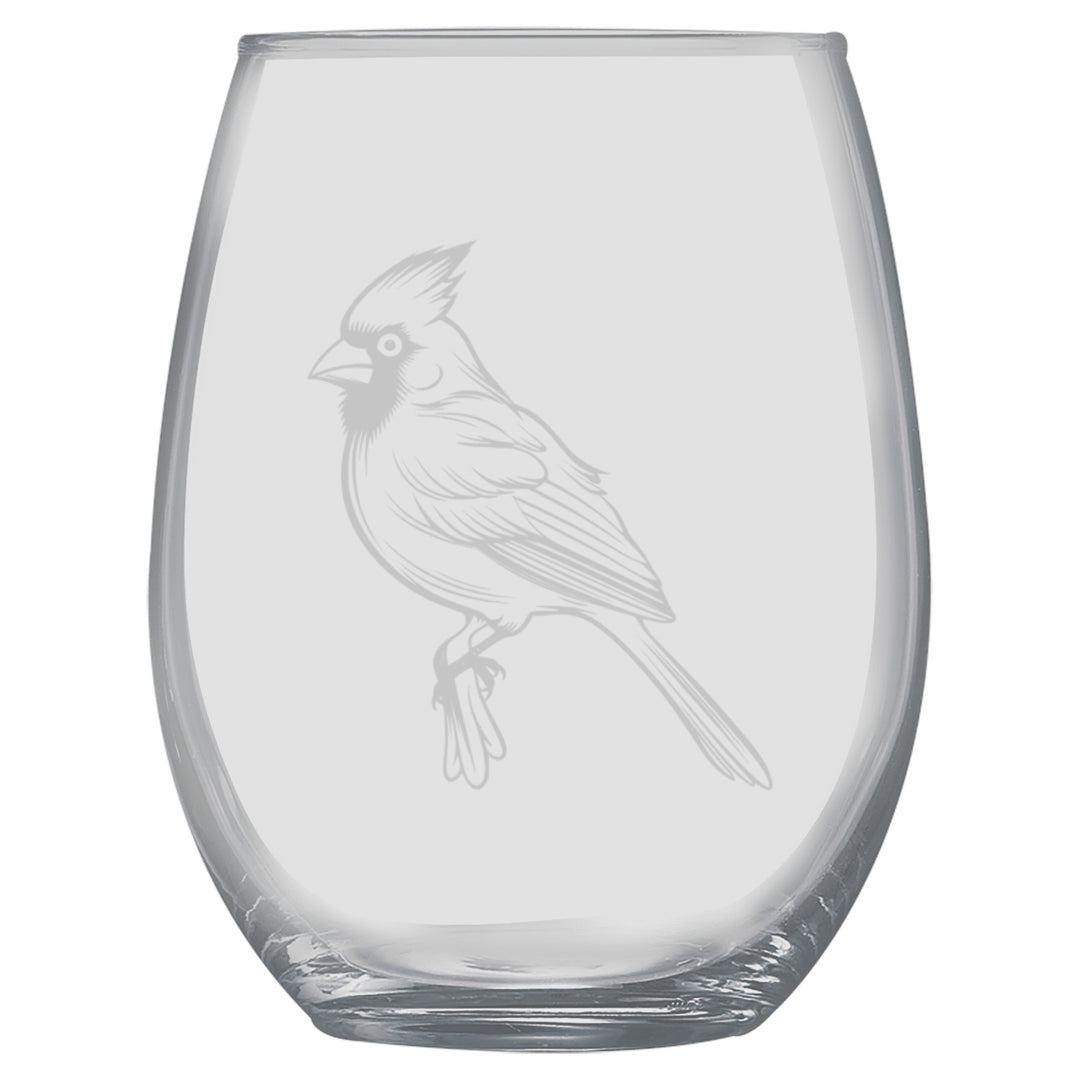 15oz Stemless Wine Glass - Cardinal, Size: One size, Clear