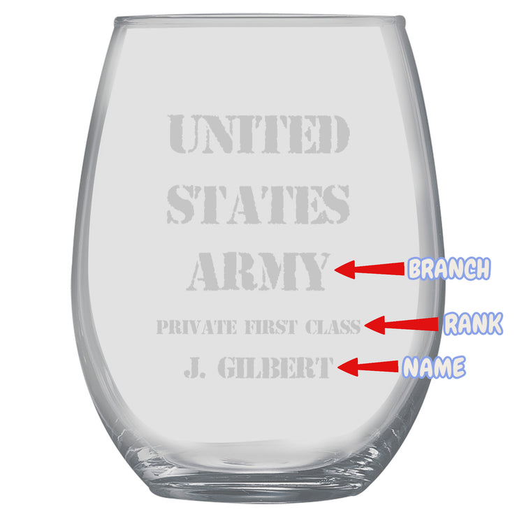 UNITED STATE MILITARY GIFT ITEMS - PERSONALIZED - CUSTOM