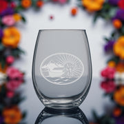 15oz Stemless Wine Glass - Noahs Ark