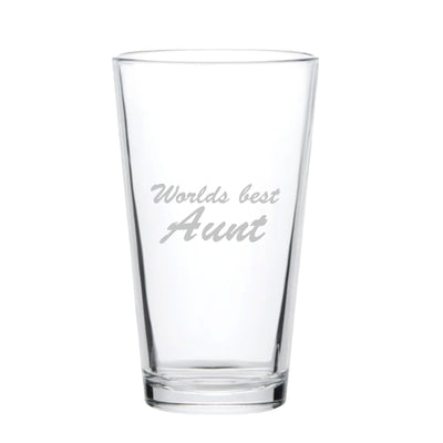 16oz Beer Mug - Worlds Best Aunt
