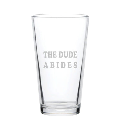 16oz Beer Mug - The Dude Abides
