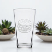 16oz Beer Mug - Hamburger