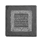 Coaster - Slate - Fantasy Quotes - SET OF 6