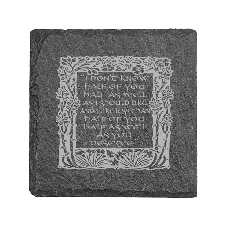 Coaster - Slate - Fantasy Quotes - SET OF 6