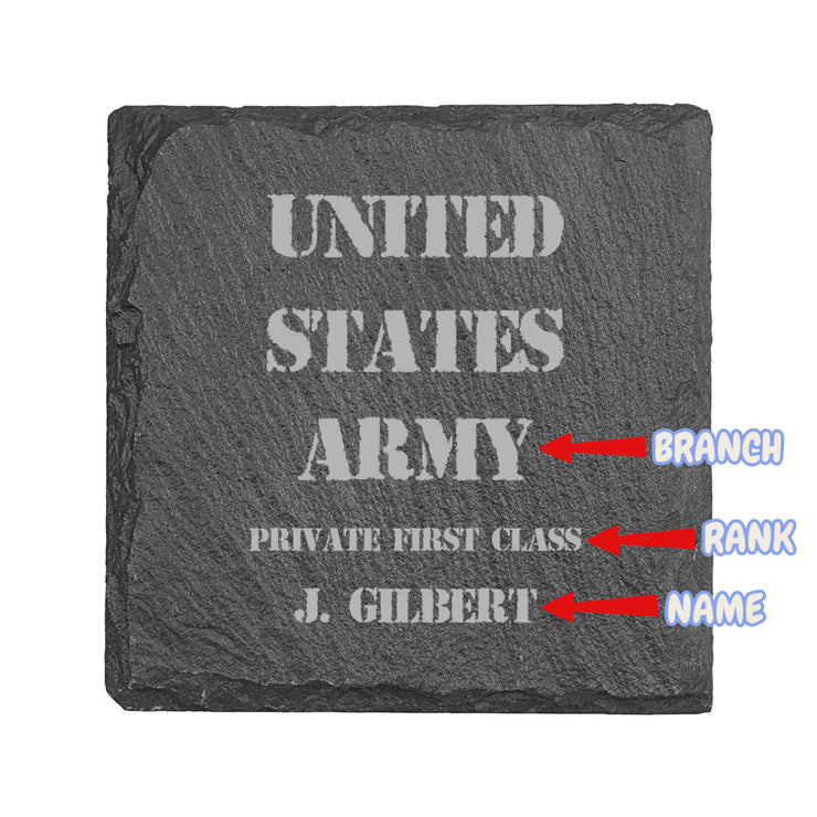 UNITED STATE MILITARY GIFT ITEMS - PERSONALIZED - CUSTOM