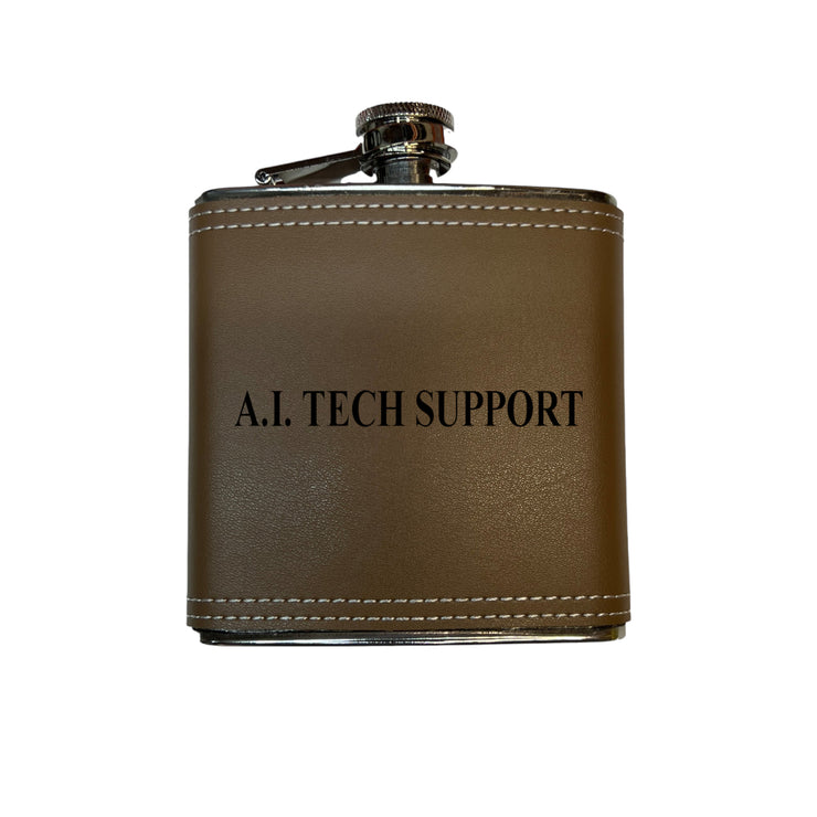 8OZ - A.I. Tech Support - BLACK, RED, STAINLESS, OR 6OZ LEATHER