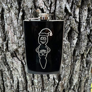 8oz BLACK Howdy Ho Flask