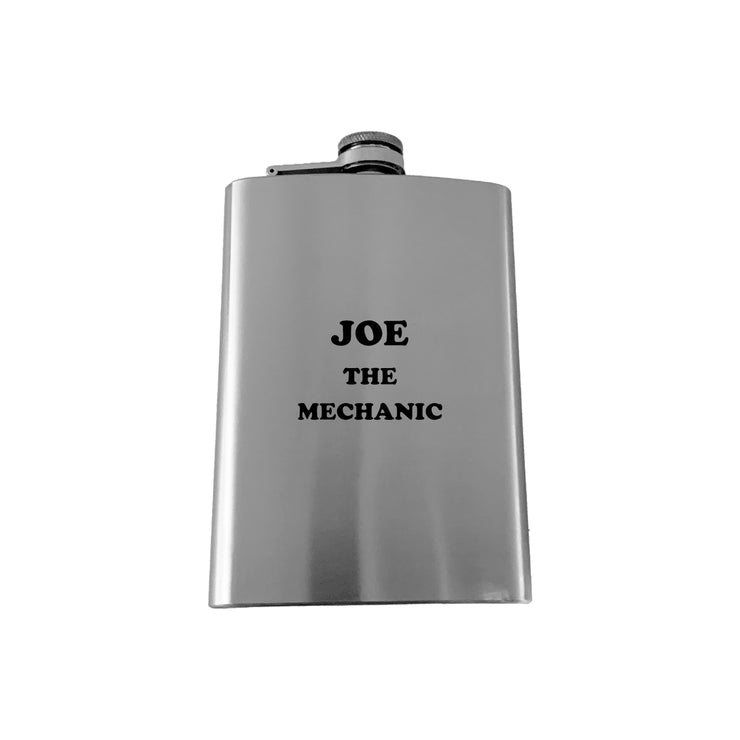 8oz PERSONALIZED Joe the Electrician Plumber Flask