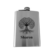 8oz - CUSTOM - PERSONALIZED - Celtic Tree of Life Flask