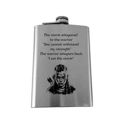 8oz - I am the Storm - Stainless Steel