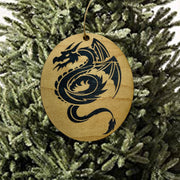 CUSTOM RED OR BLACK Dragon - ornament 4X3in