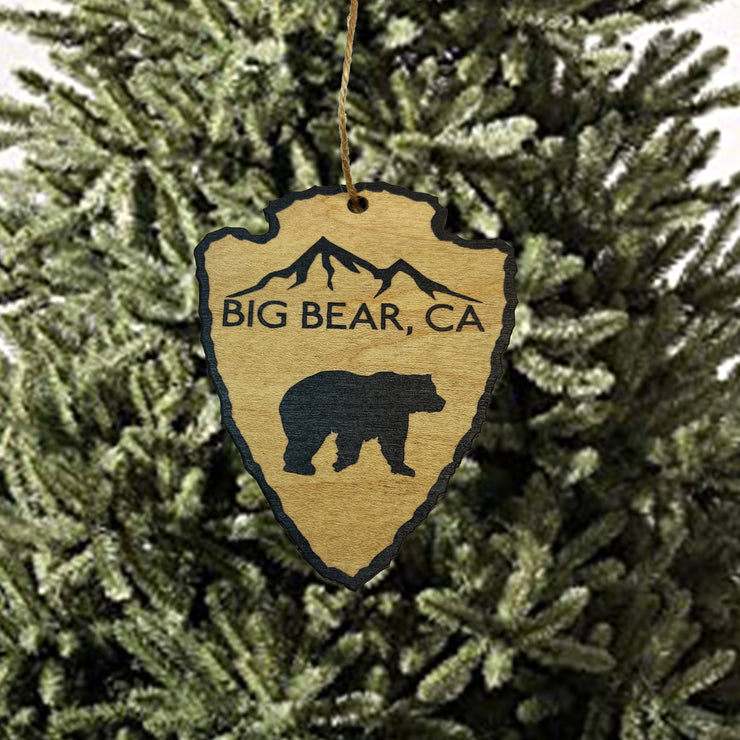 Big Bear California - BLACK Ornament