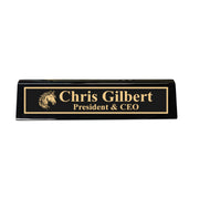 Desk Wedge Name Plate - PERSONALIZED - Horse - 11 Inches