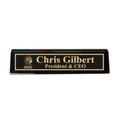 Desk Wedge Name Plate - PERSONALIZED - Cherokee Indian - 11 Inches